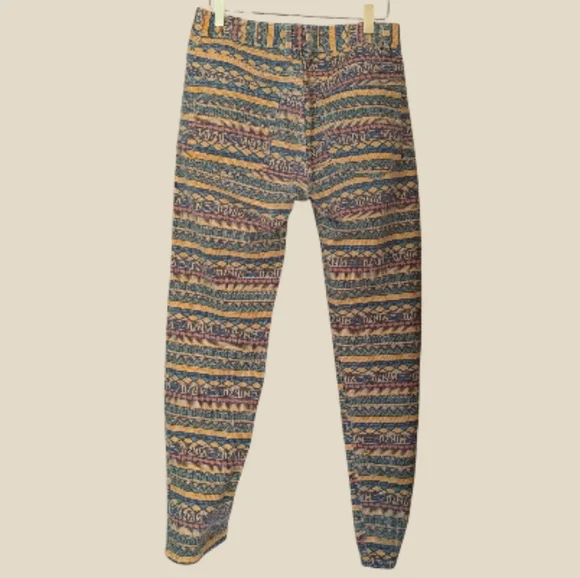 Multicolor Patterned Jeans - Picture 2 of 10